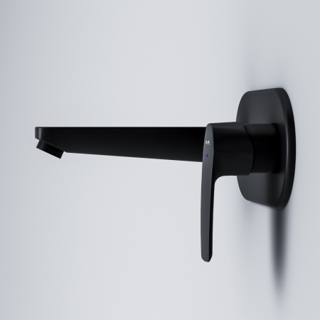 Смеситель для раковины, монтируемый в стену Am.Pm Gem (F90A72222) черный