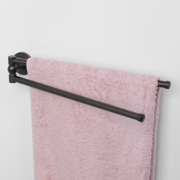 Держатель полотенец двойной WasserKRAFT  Isar (K-7331) темная бронза