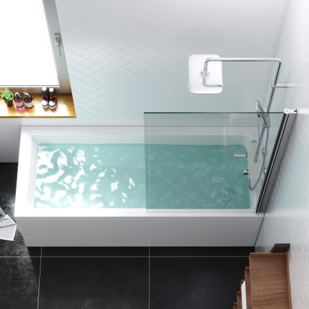 Душевая шторка на ванну 80х140 см Damixa Skyline (DX35WBS-D080-140MT) поворотная