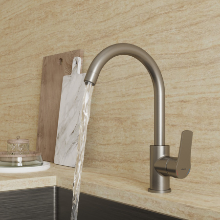 Смеситель для кухни Milardo Meal (M01BNJ0M05), сатин