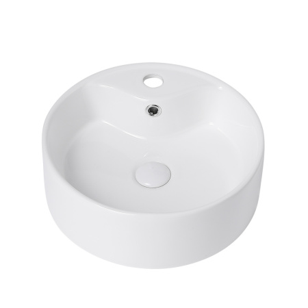 Раковина накладная круглая ABBER серия Bequem (AC2104) белая