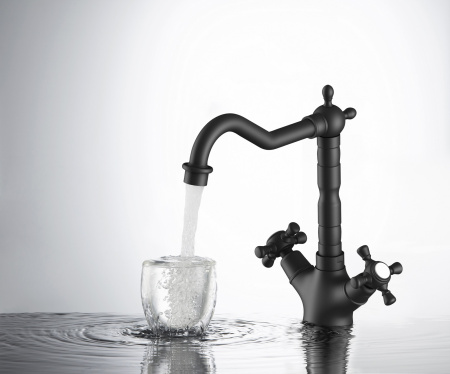 Смеситель для кухни Timo Nelson (0143/03F) черный