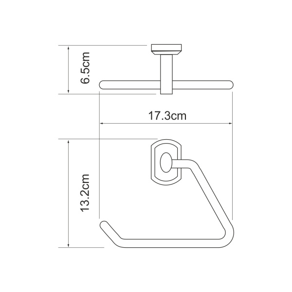 Держатель полотенец WasserKRAFT  Oder (K-3061)