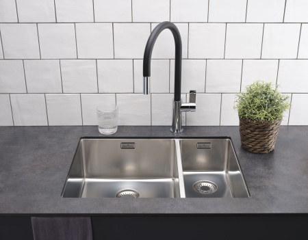 Смеситель для кухни REGINOX Japura Black (K1015K), двухрежимная вытяжная лейка