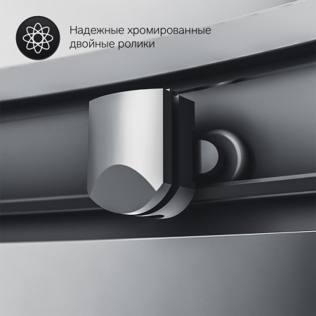 Душевой уголок 90х90 Am.Pm Gem (W90G-401-090BT) без поддона, черный
