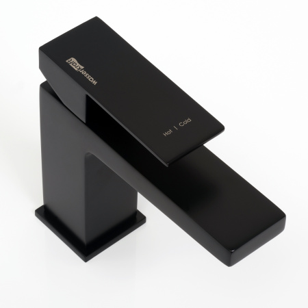 Смеситель для раковины WasserKRAFT серия Abens (2003) черный матовый