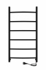 Полотенцесушитель электрический 700х300 INDIGO Arc (LCAE70-30BRR) универсальное подключение, черный
