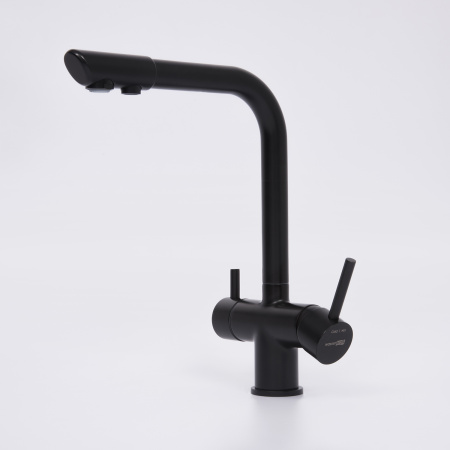 Смеситель для кухни под фильтр WasserKRAFT Kitchen (A8367), черный
