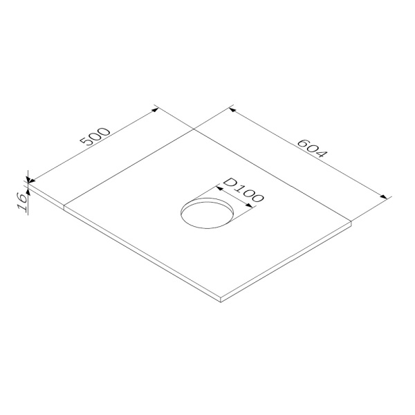 Столешница 60 см Am.Pm Func (M8FST0601WG)