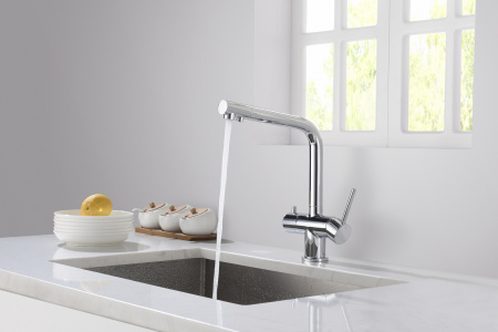 Смеситель для кухни Timo Saona (2396/00F) с подключением фильтра