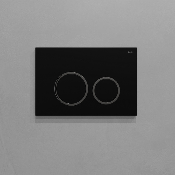 Клавиша смыва универсальная 003 IDDIS Unifix (UNI03BCi77), черная