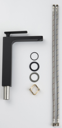 Смеситель для накладной раковины Timo Torne (4311/03F) черный