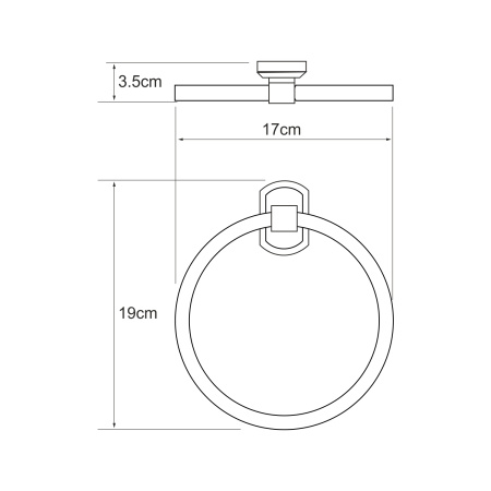 Держатель полотенец WasserKRAFT  Oder (K-3060)