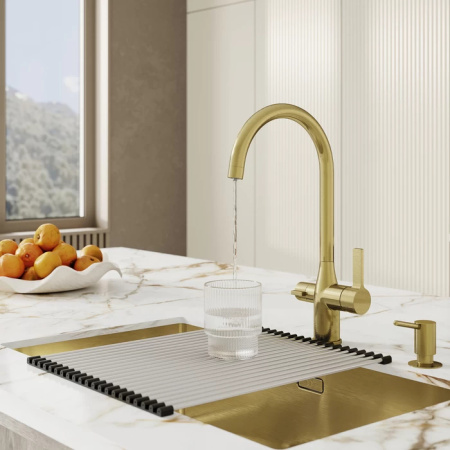 Смеситель для кухни IDDIS Pure (PURMGFJi05) золото