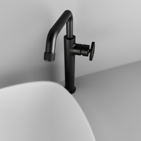 Смеситель для накладной раковины IDDIS Grange (GRAGMR1i01), графит