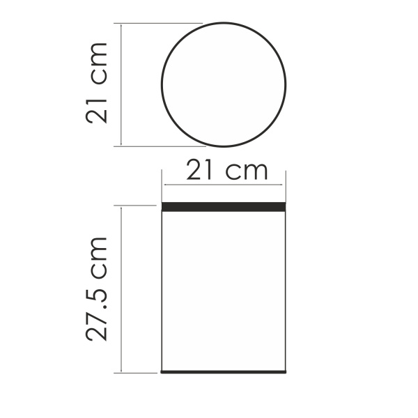 Ведро 5 литров WasserKRAFT (K-625) без крышки