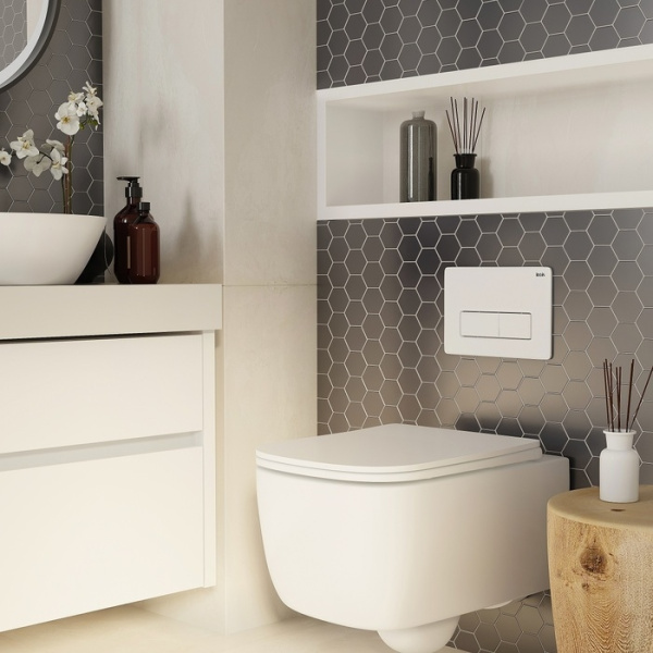 Клавиша смыва IDDIS Unifix (UNI10W0i77), белая глянцевая