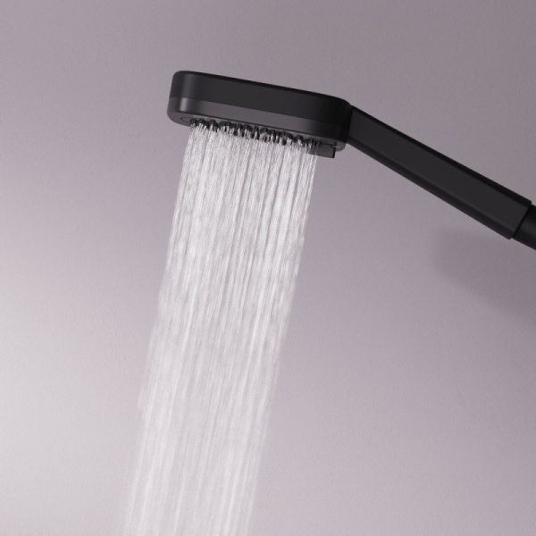 Ручной душ 108 мм Am.Pm Above (F029W022) 3 функции, квадратный, черный
