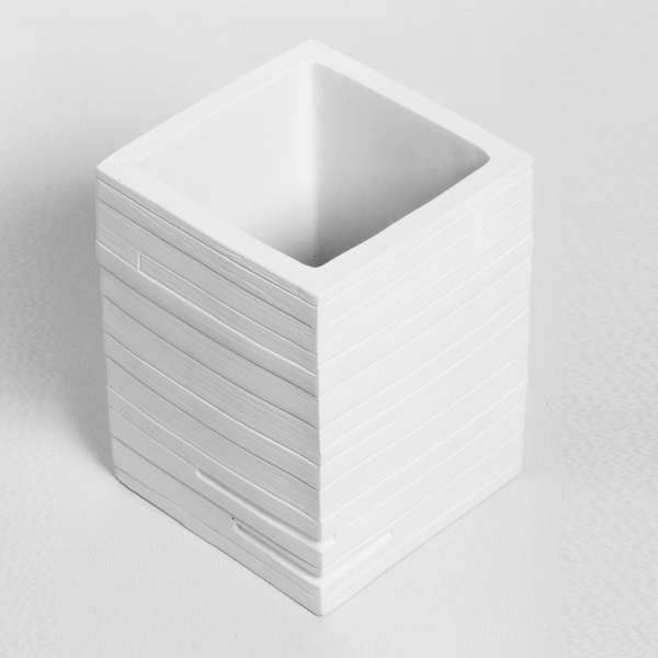 Стакан для зубных щеток WasserKRAFT Leine (K-3828) белый