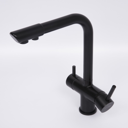 Смеситель для кухни под фильтр WasserKRAFT Kitchen (A8367), черный