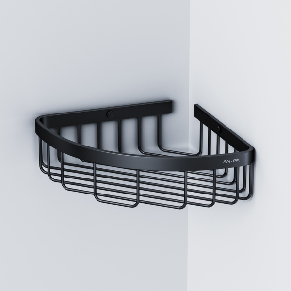 Полка для душа угловая Am.Pm Sense L (A7452122) черная