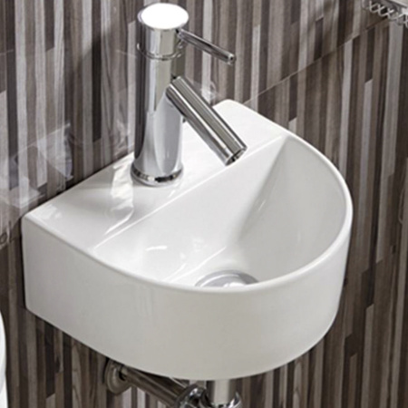 Раковина подвесная настенная MELANA (320344-805) круглая, белая Раковина подвесная настенная MELANA (320344-805) круглая, белая