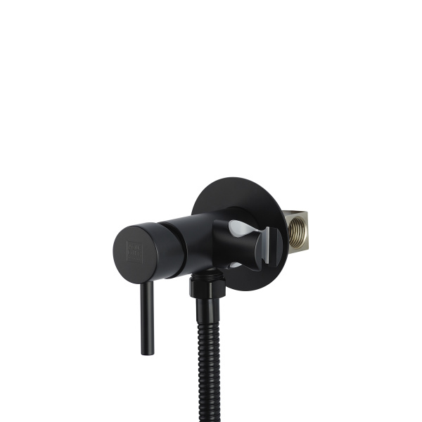Смеситель для биде AQUEDUC (345733) с гигиеническим душем, черный Смеситель для биде AQUEDUC (345733) с гигиеническим душем, черный