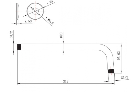 Держатель для душа LEMARK LM8029C