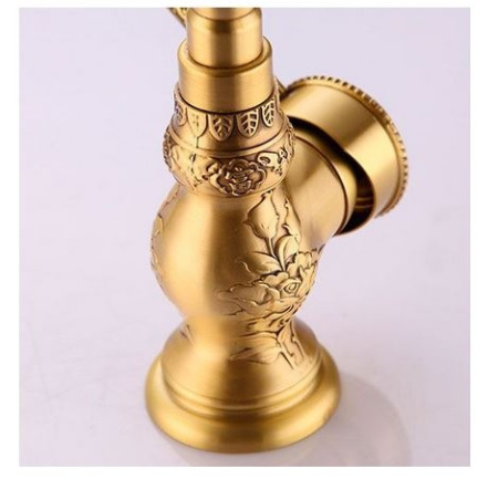 Смеситель для кухонной мойки ZORG (A 305K-BR) античная бронза