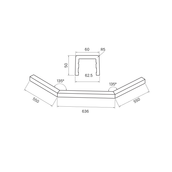 Декоративный профиль 100х100 IDDIS Steel (STE5WS0i22) белый