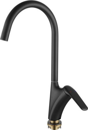 Смеситель для кухни RUSH Nevis (NE1735-22black) черный