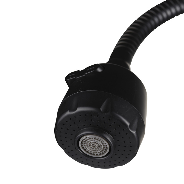 Смеситель для кухни AQUEDUC (34572310) с гибким изливом, черный