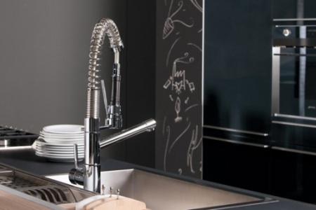 Смеситель для кухни REGINOX LEDRO Chrome (400283R00CH) с гибким изливом