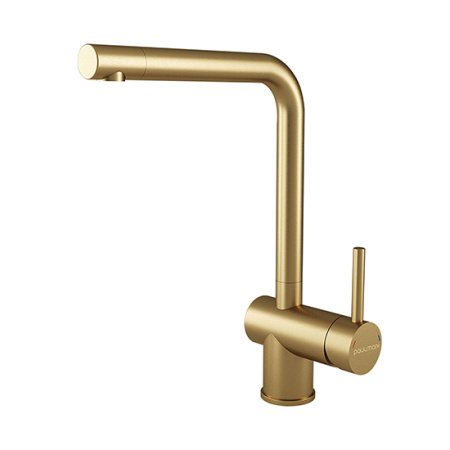 Смеситель для кухни PAULMARK SPRING (Sp212067-BG), брашированное золото
