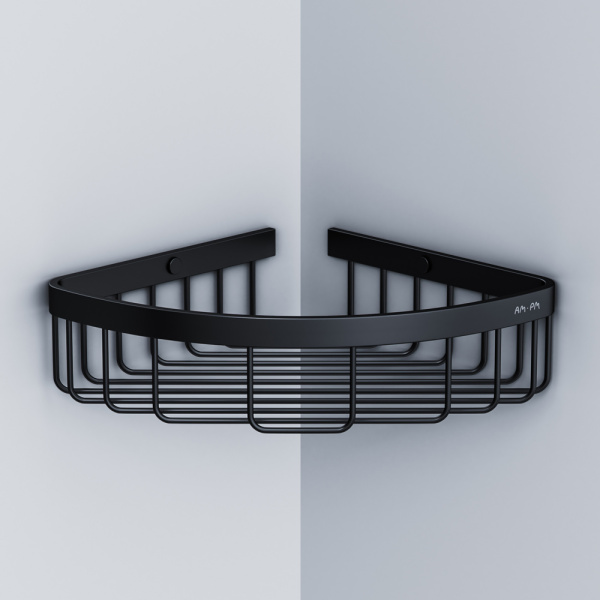 Полка для душа угловая Am.Pm Sense L (A7452122) черная