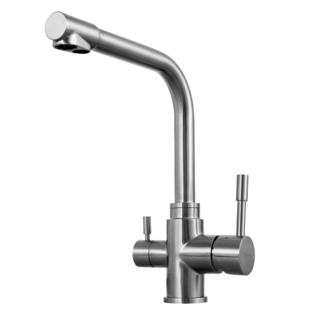 Смеситель для кухни LEMARK Expert LM5061S с подключением к фильтру, цвет - нержавеющая сталь