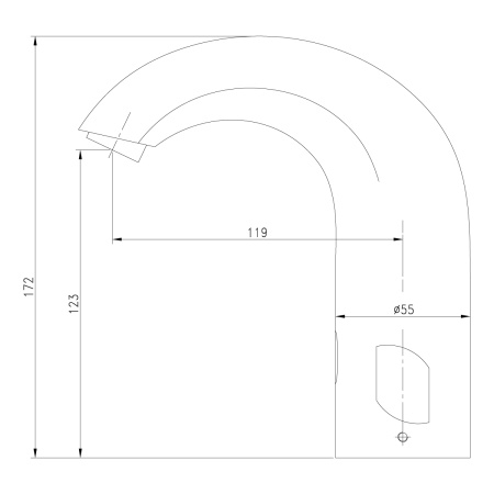 Смеситель для умывальника сенсорный LEMARK Projekt (LM4656CE)