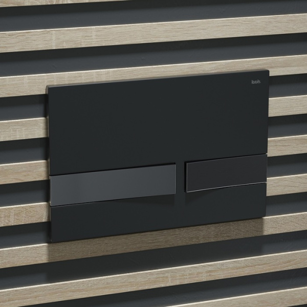 Клавиша смыва универсальная 006 IDDIS Unifix (UNI06BCi77), черная