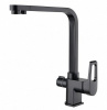 Смеситель для кухни под фильтр ZORG (ZR 334 YF-BLACK), черный