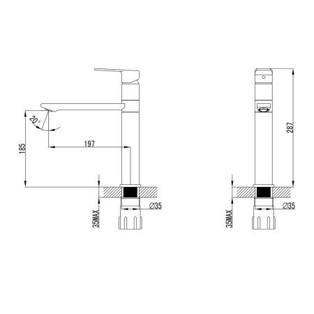 Смеситель для кухни IDDIS Edifice (ED3PBSGi05), песочный