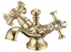 Смеситель для умывальника, бронза, ZORG серия ANTIC (A 6011U-BR)