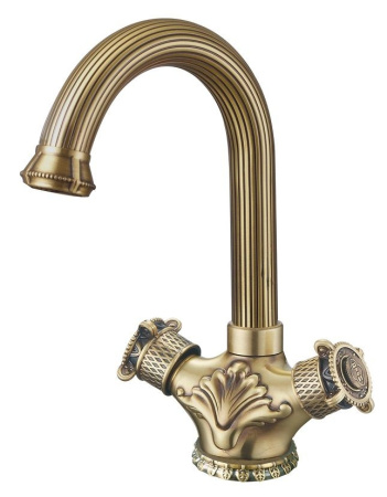 Смеситель для раковины ZORG Antic (A 2008U-BR), античная бронза