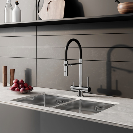 Смеситель для кухни с фильтром и гибким изливом IDDIS Ace (ACESBFFi05)