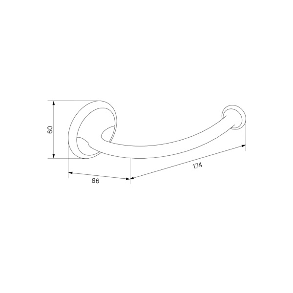 Держатель туалетной бумаги IDDIS Oldie (OLDBR00i43) бронза