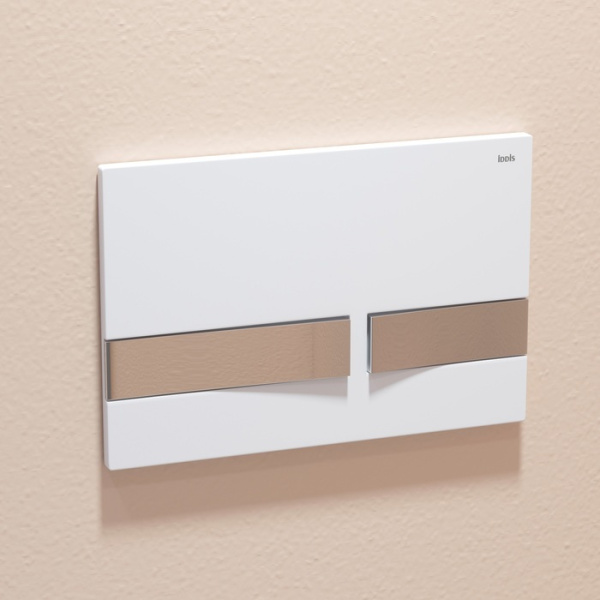 Клавиша смыва универсальная 006 IDDIS Unifix (UNI06WCi77), белая