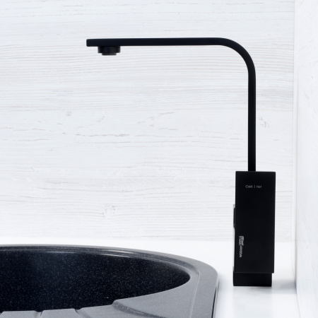 Смеситель для кухни WasserKRAFT серия Abens (2007) черный матовый