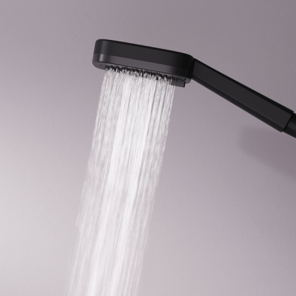 Ручной душ 108 мм Am.Pm Above (F029W022) 3 функции, квадратный, черный