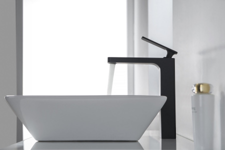 Смеситель для накладной раковины Timo Torne (4311/03F) черный