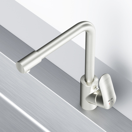 Смеситель для кухни Am.Pm Like (F8005711) с каналом для питьевой воды, сатин