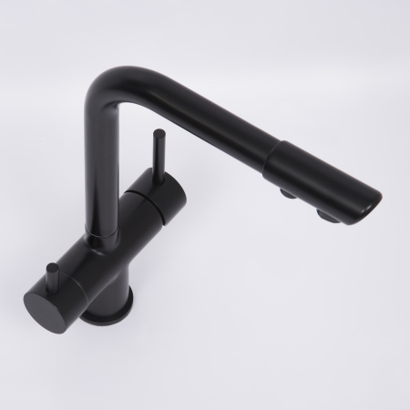 Смеситель для кухни под фильтр WasserKRAFT Kitchen (A8367), черный